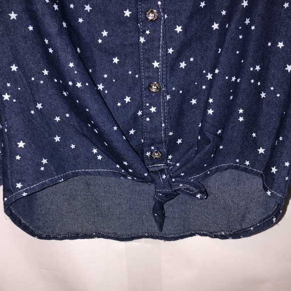 Stylish Jean-Like Top for Girls - Picture 5 of 7